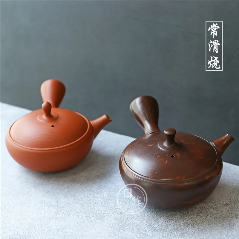 

Японский оригинальный импортный чайник Чанша с боковой ручкой Yulong печь Meiyuan Erlang циннабар песок мелкая тысяча секций Ur