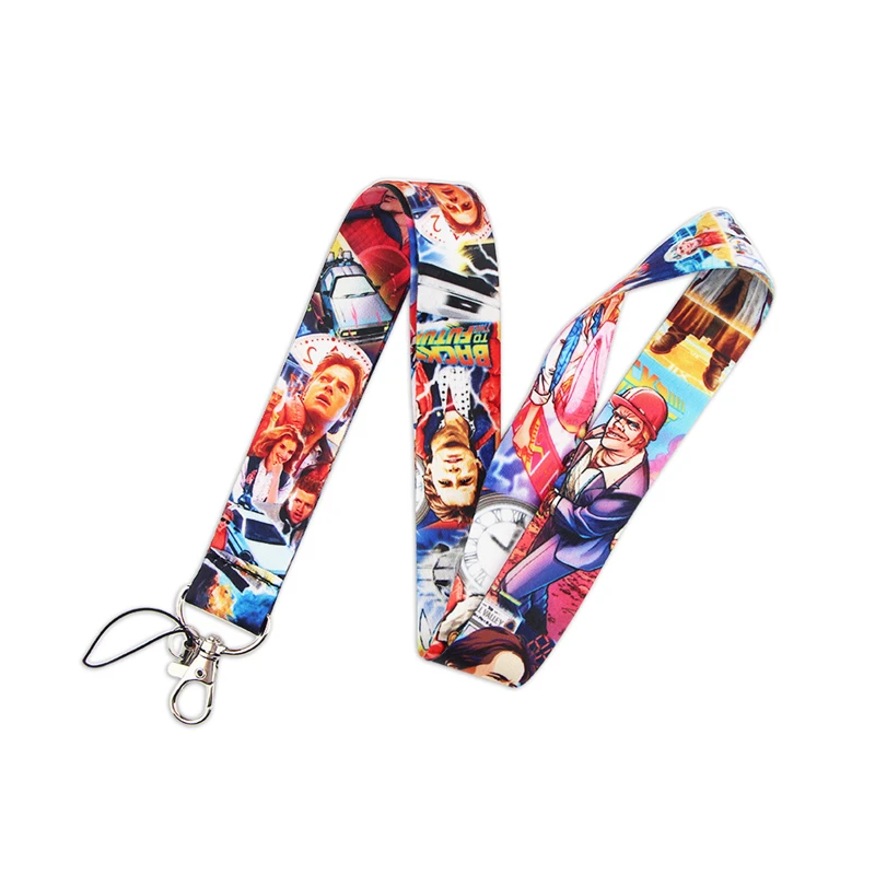 

Back to the Future Lanyard Badge ID Mobile Phone Rope Key Lanyard Neck Straps Accessories webbings ribbons