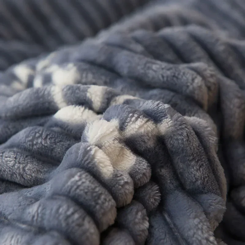 JUSTCHIC 1 шт. утолщенное зимнее одеяло пододеяльник из молочного бархата