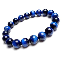 new fashion blue tiger eys stone bracelet bangle for women and men charm bracelets jewelery for christmas gifts
