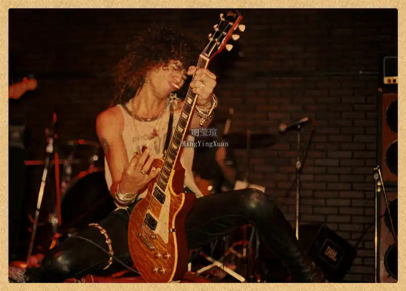 Guns N Roses Rock Music Posters винтажный плакат на стену Sticker Home Decor крафт-бумага постер для