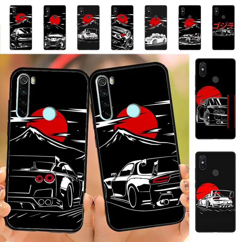 

Japan JDM Sports Cars Phone Case for Redmi Note 8 7 9 4 6 pro max T X 5A 3 10 lite pro