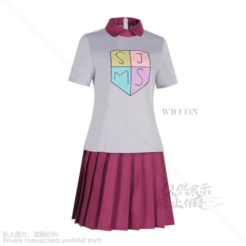 Новинка 2024 костюм для косплея Анны амфибии Марси из аниме серая футболка