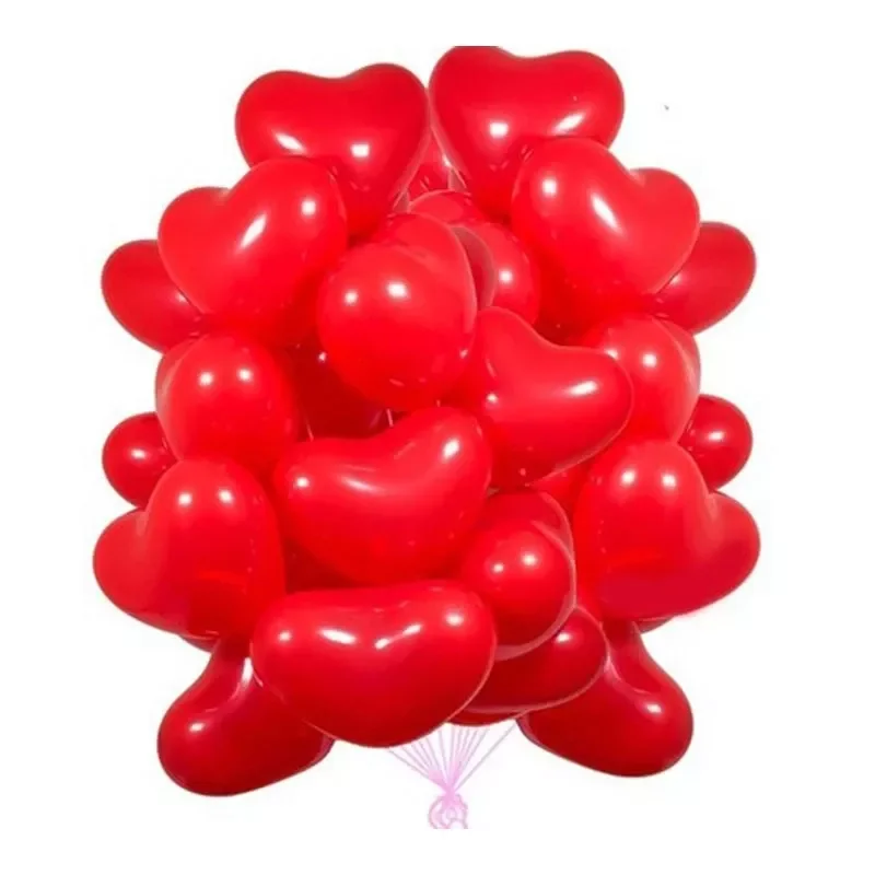 

Red Pink Balloons 10Inch Love Heart Latex Balloons Wedding Helium Balloon Valentines Day Birthday Party Inflatable Balloons