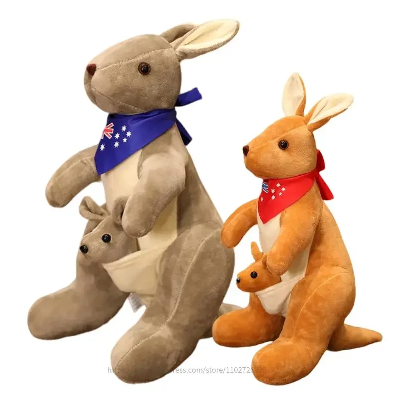 32/45/55/65 см милые плюшевые игрушки-кенгуру для мамы и ребенка Kawaii большой размер