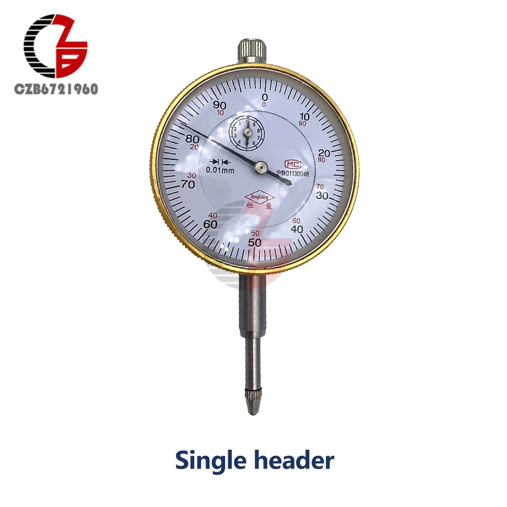

Измеритель часового индикатора 0-10 мм, точный разрешение 0.01, точный тестер с магнитной основой