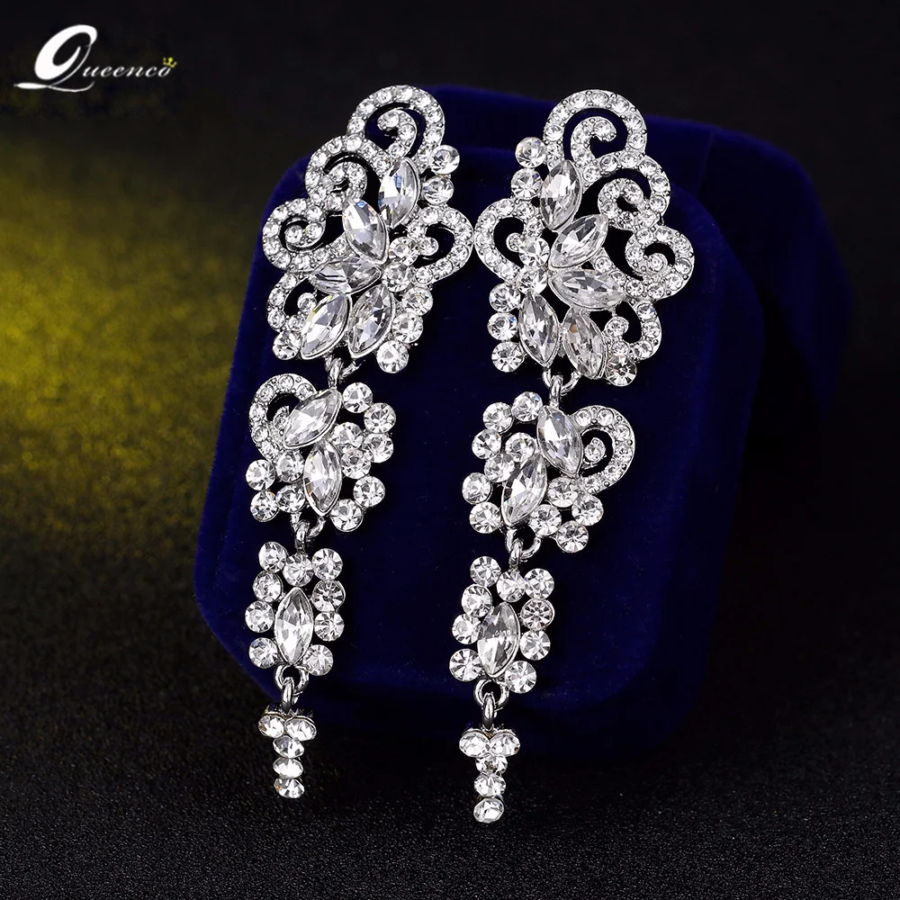 

Earrings Pendientes Jewelry Luxury Crystal Trendy Wedding Aesthetic Piercing Big Earings For Women Dangle Drop Earring