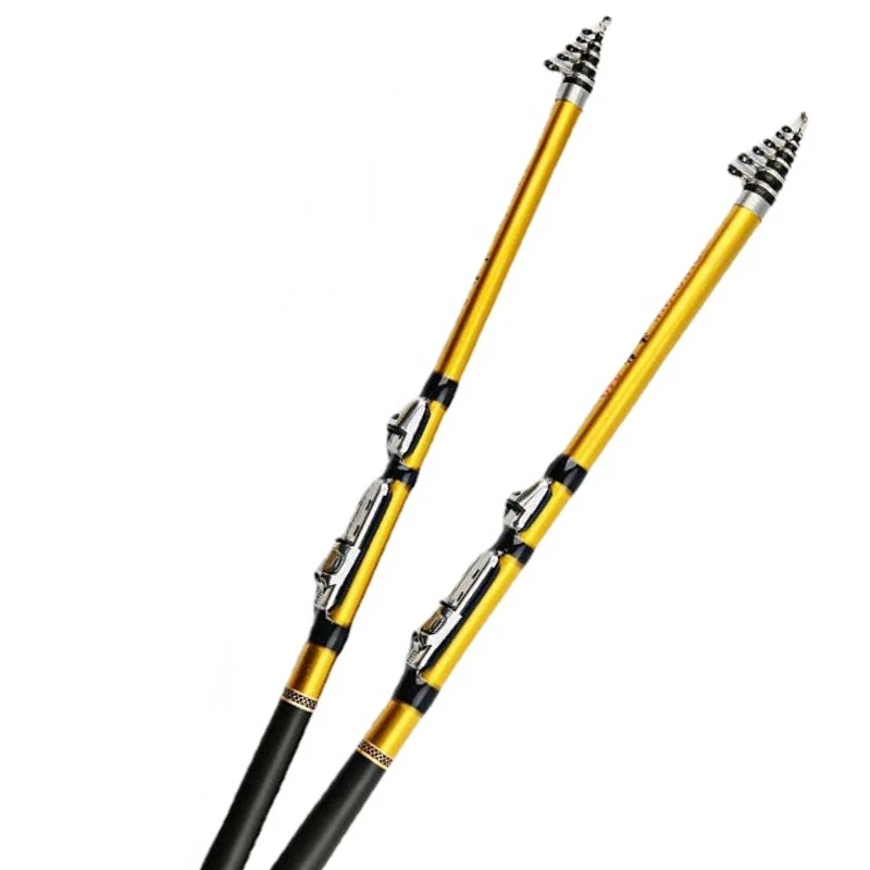 

Ультракороткая карбоновая рыболовная удочка Better Leader, 1,8 м, 2,1 м, фидер для ловли карпа нахлыстом, телескопическое кастинговое удилище, удочки...