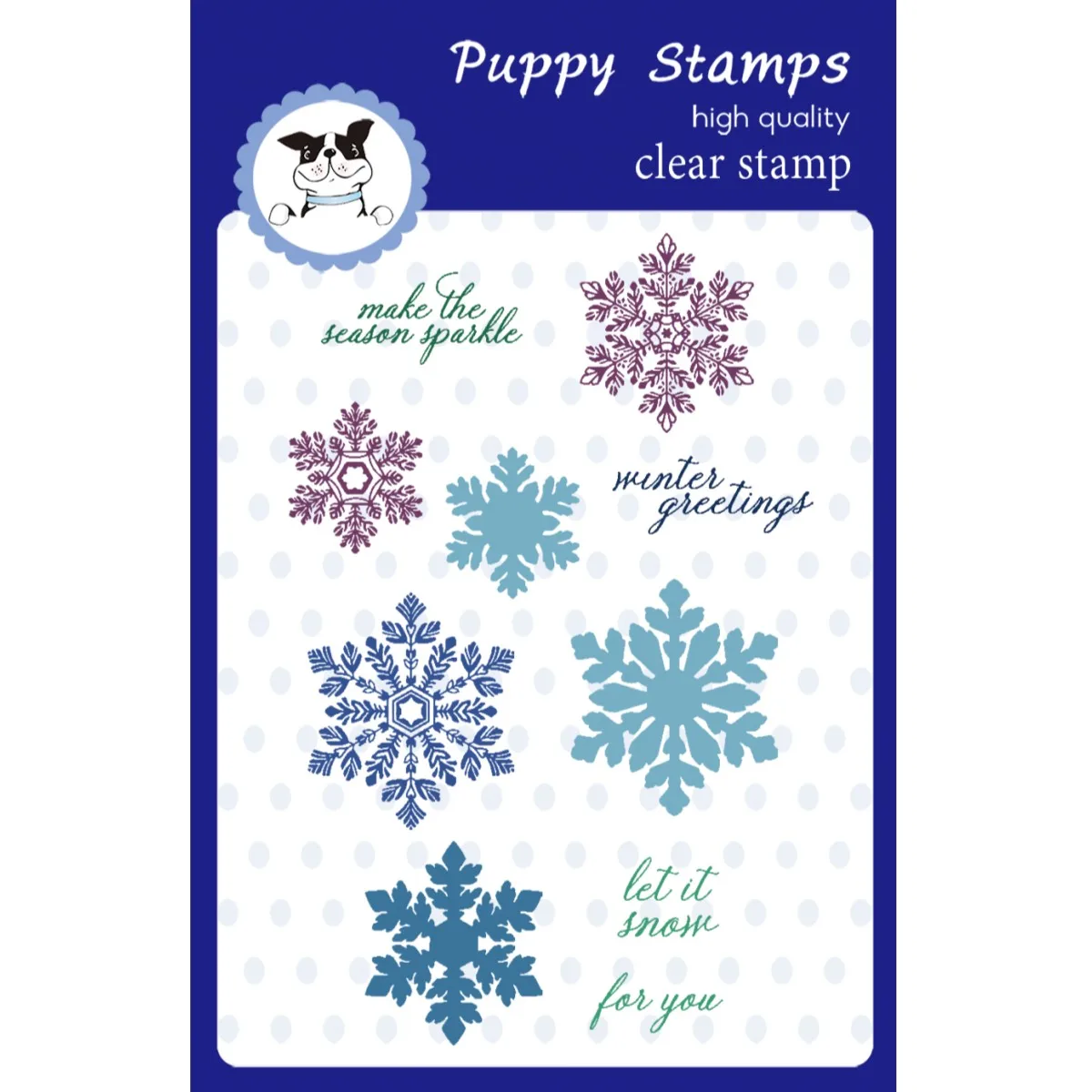 

PUPPY STAMPS Christmas Snowflake 2023 New Clear Stamps Metal Cutting Dies for Making Card Scrapbook Embossed Paper Album Diy