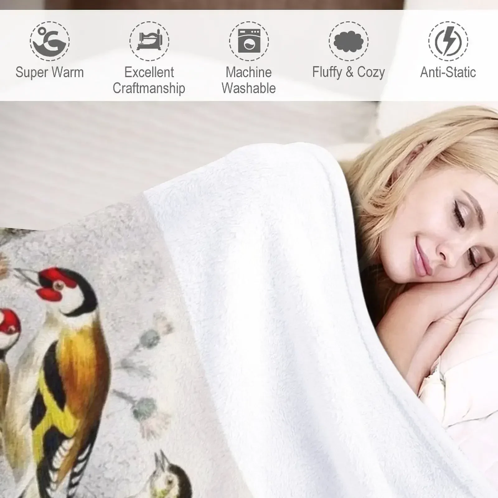 Одеяло Goldfinch Bird тяжелые одеяла для сна декоративные