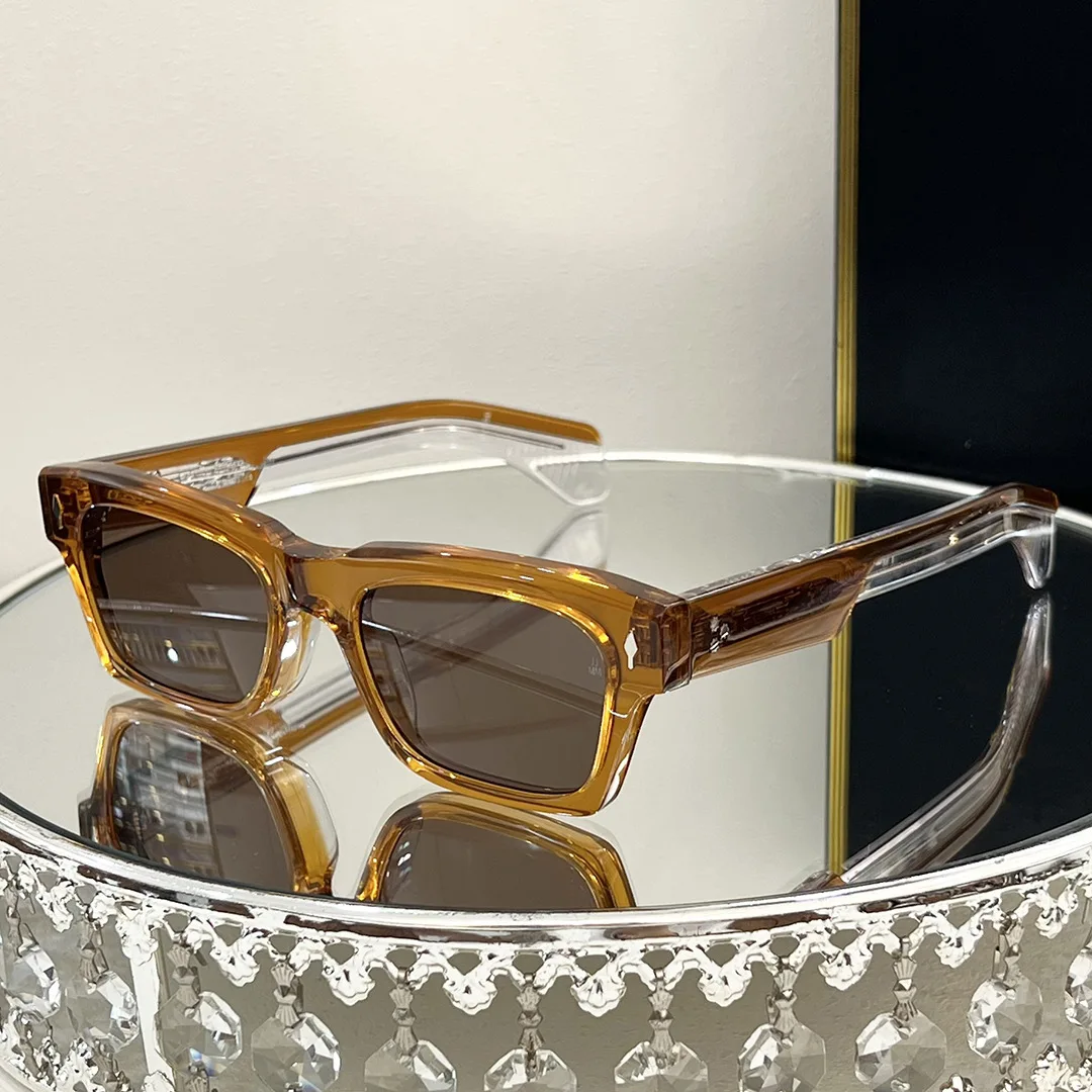 Модные квадратные солнцезащитные очки премиум-класса из ацетата с