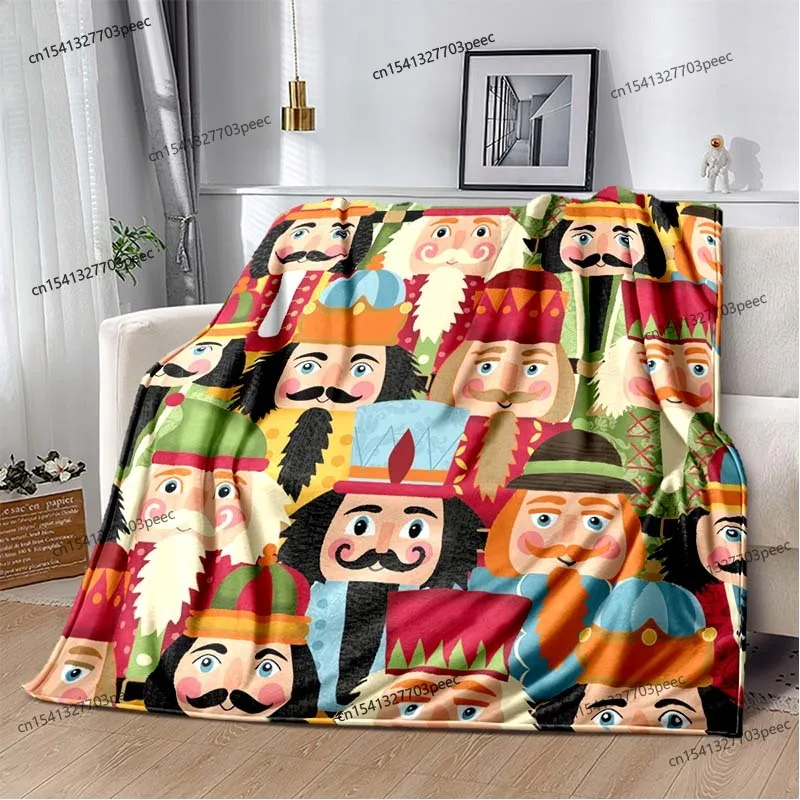 

Детское мягкое фланелевое одеяло с мультяшным принтом