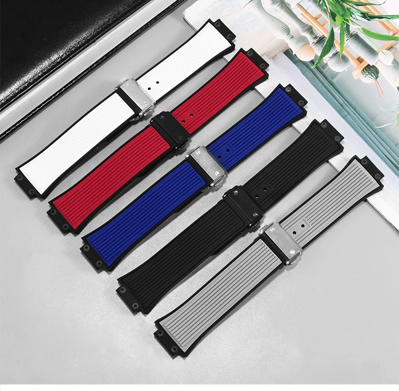 

Soft Watchband Watch Big Bang Classic Fusion Big Bang Tattoo Rubber Watch Strap Silicone Watch Bracelet 26mm*17mm