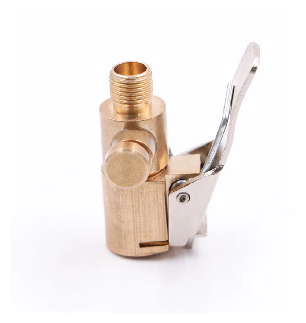 

8MM Car Air Pump Nozzle Adapter Truck Tire Metal Inflator Valve Connector Head Clip Prevent Air Leaks Quickly Deflate