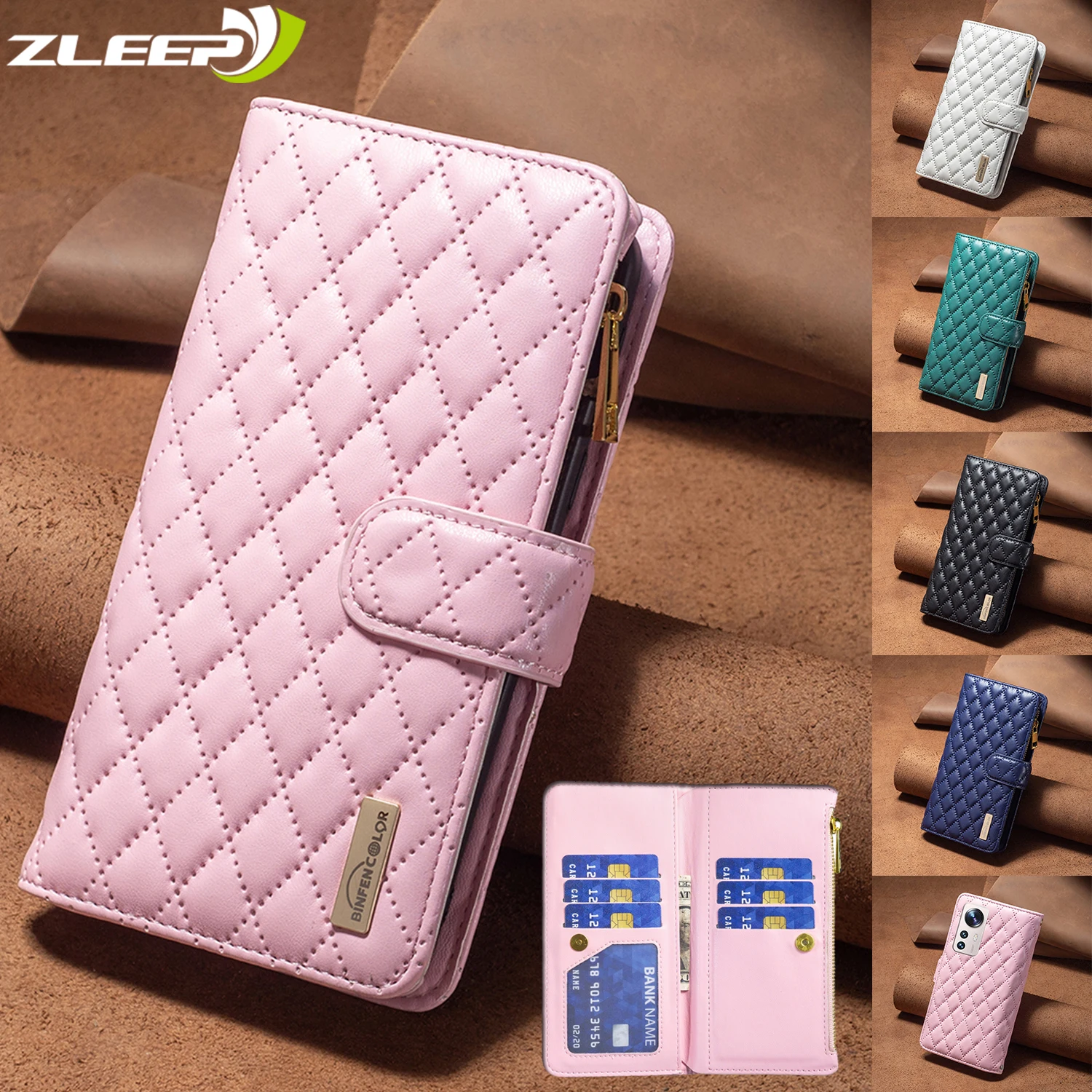 

Shockproof Phone Bags Case For Xiaomi Mi 12 Poco M3 F3 X3 NFC 11 T 10T Lite Pro Stand Holder Flip Leather Wallet Card Slot Cover