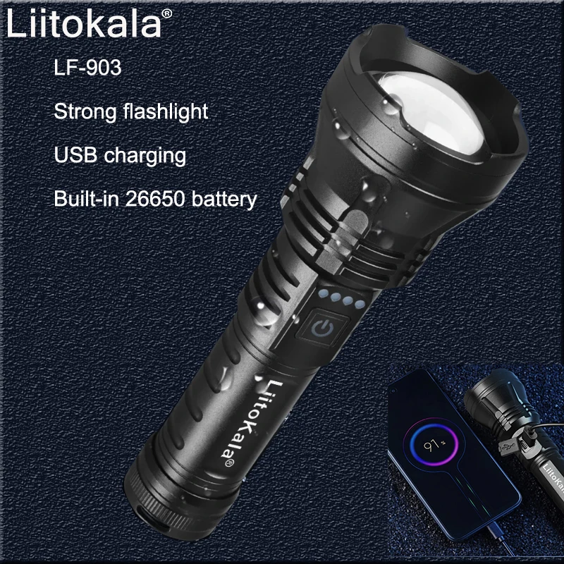 

Liitokala LF-903 алюминиевый фонарь