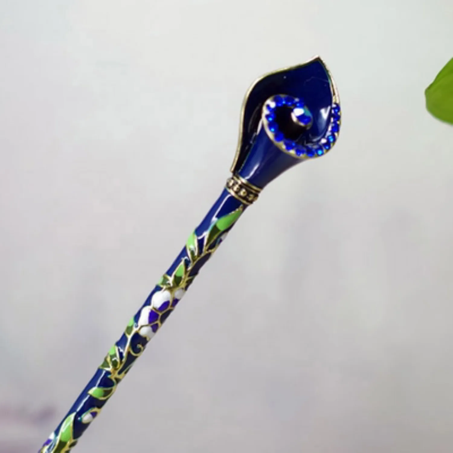 Изысканный дворец из перегородчатой эмали, Классическая Имитация нефрита, женские заколки для волос, украшения