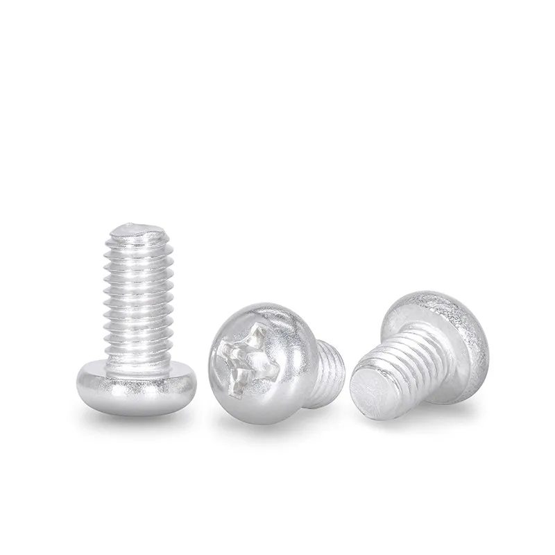 Винт для станка Philips M1.7 M2 M2.5 M3 M3.5 M4 M5 M6 из алюминиевого сплава с цилиндрической