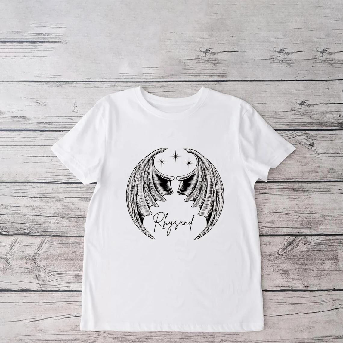 Rhysand Acotar Velaris Винтажная Дизайнерская Футболка