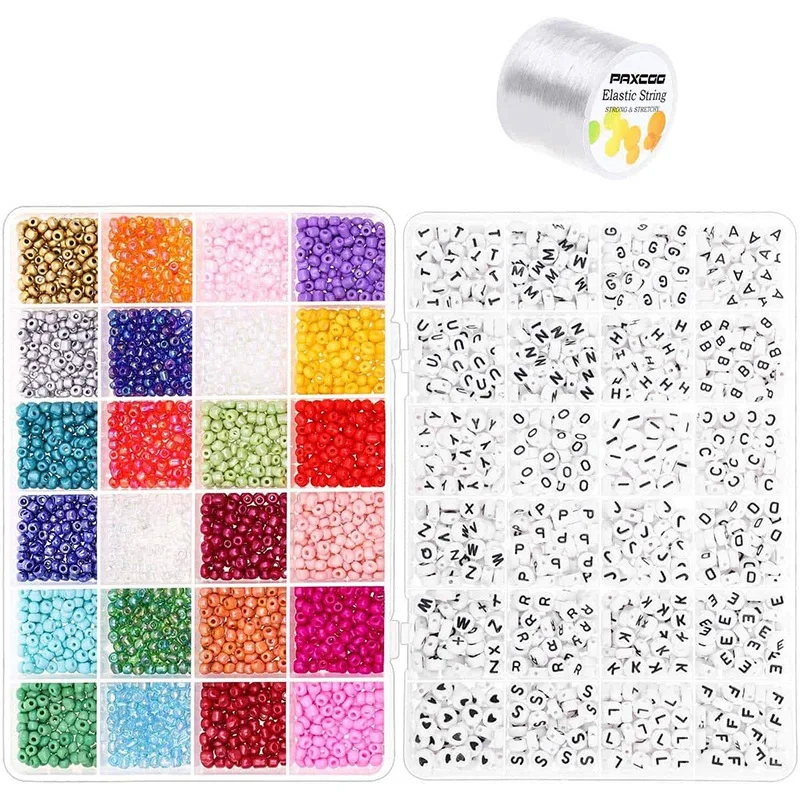 

Бусины пони для браслетов, 3000 шт., 4 мм, маленькие бусины пони радуги с 1200 буквами, бусины для дружбы, браслетов и евреев