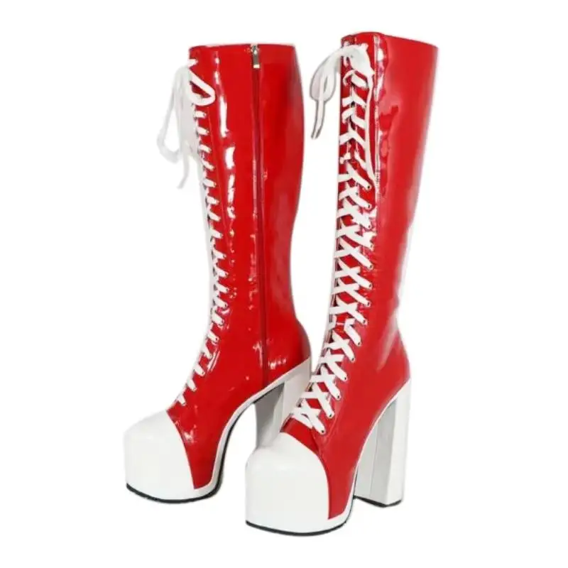 SHOFOO обувь Модные женские ботинки на высоком каблуке. Высота каблука около 15 см.