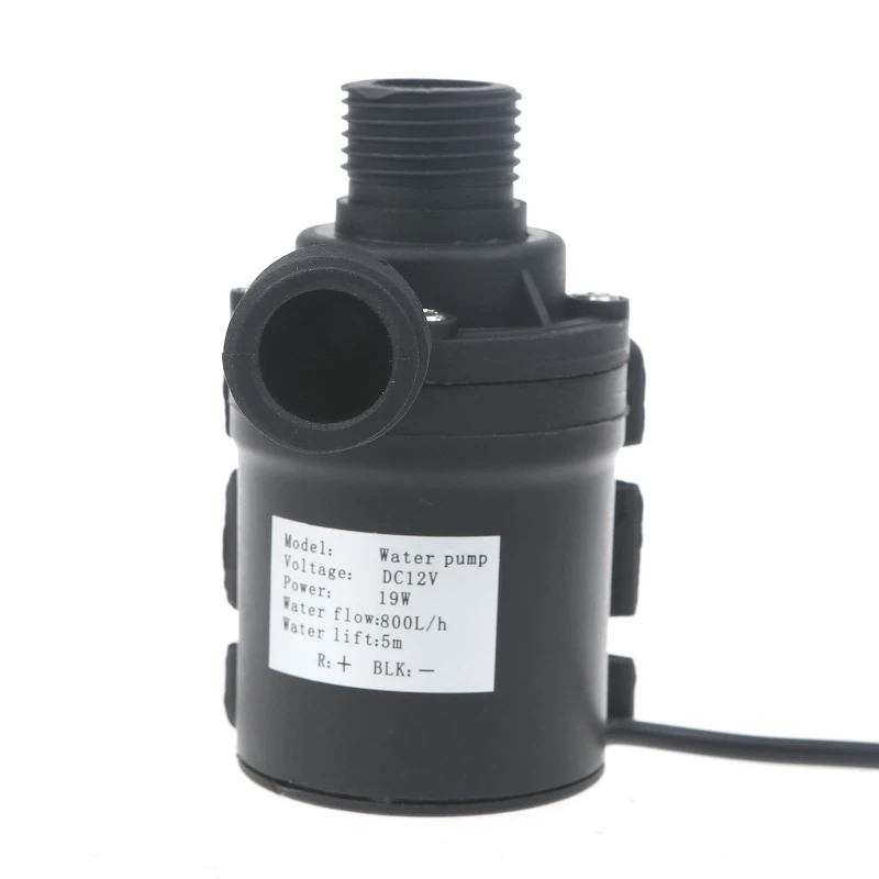

DC12V Submersible Water Pump Ultra Quiet Brushless Motor Water Pumps for Solar Water Circulation System Lift 5M 800L/H A0KF