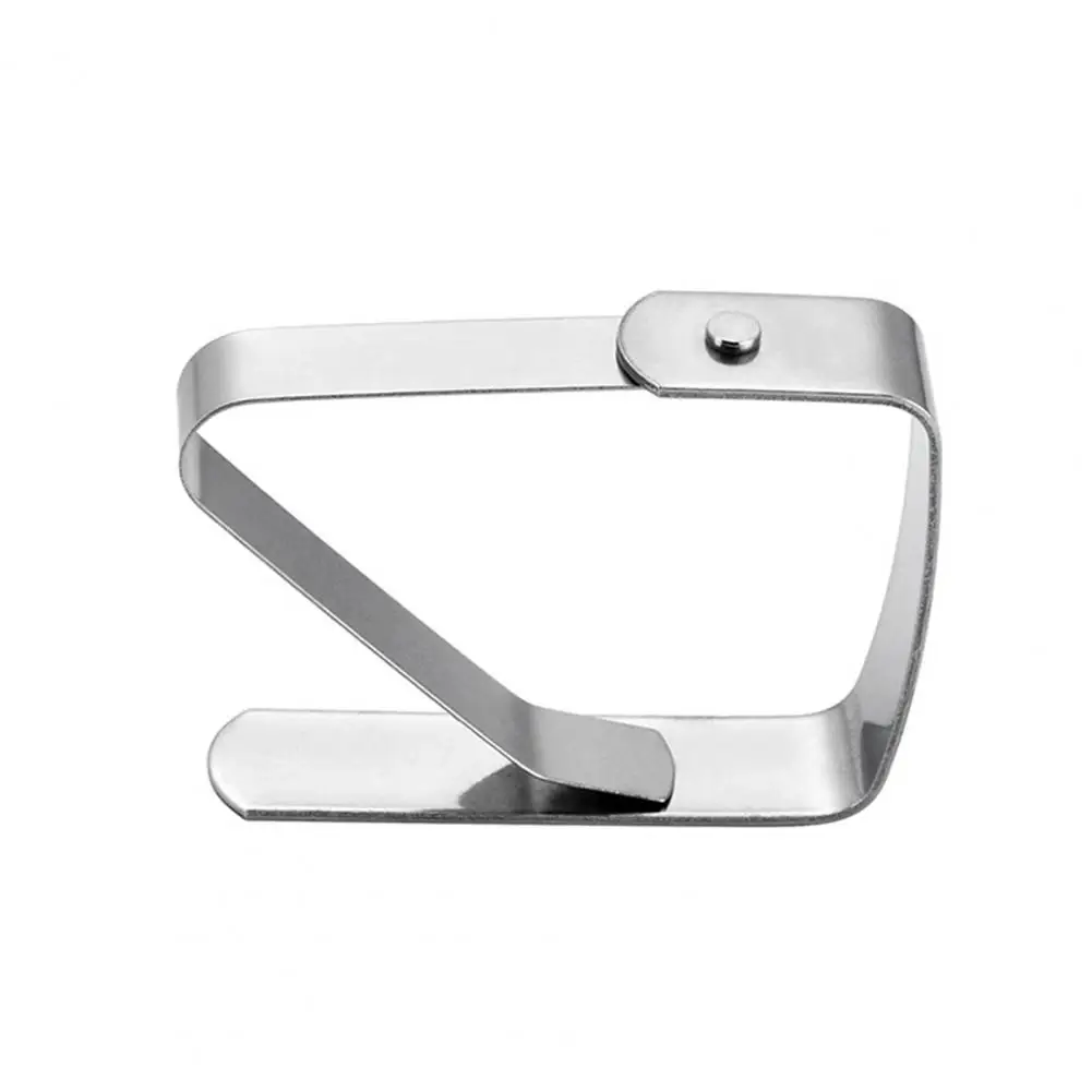 

Tablecloth Clips Stainless Steel Universal Stable Structure Tablecloth Holders Anti-slip Table Runner Clips Household Stuffs