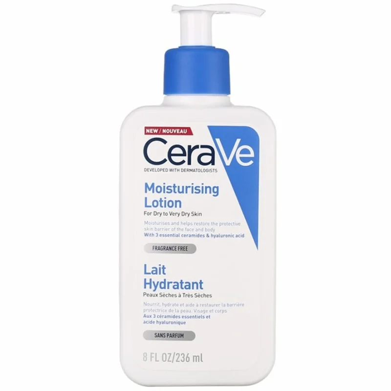

CeraVe Moisturizing Lotion for Dry Skin Long-lasting Hydration Light Texture Body Moisturizer Smooth Skin Cream 236ml