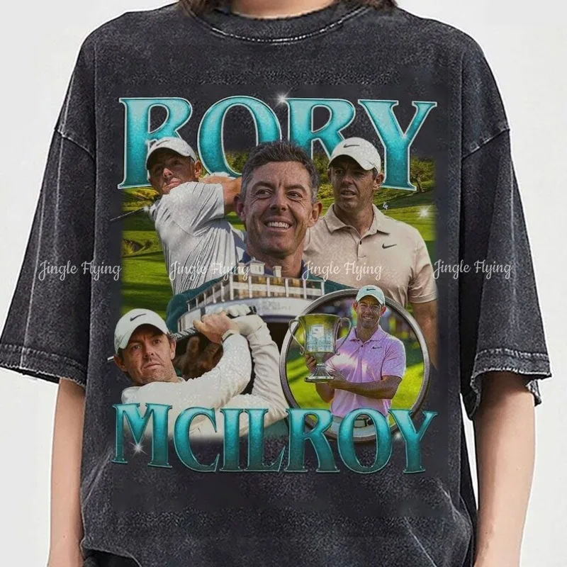 Фото Винтажная рубашка Rory Mcilroy Golf Bootleg 90-х годов Champion Tour 2025 №2