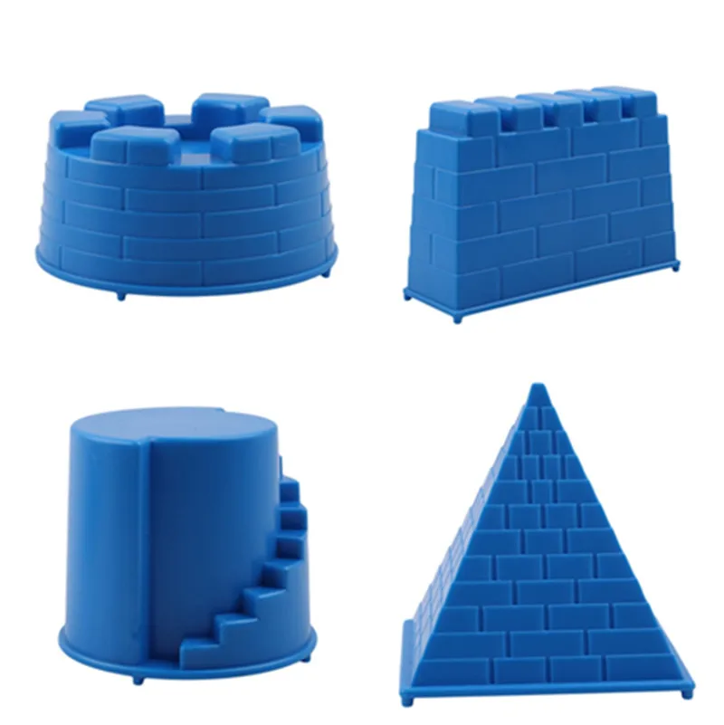 

Baby Soft Rubber Dune Sand Mold Tools Set Summer Seaside Beach Educational Toys DIY Castle Model Play Sand Outdoor Toys For Kids