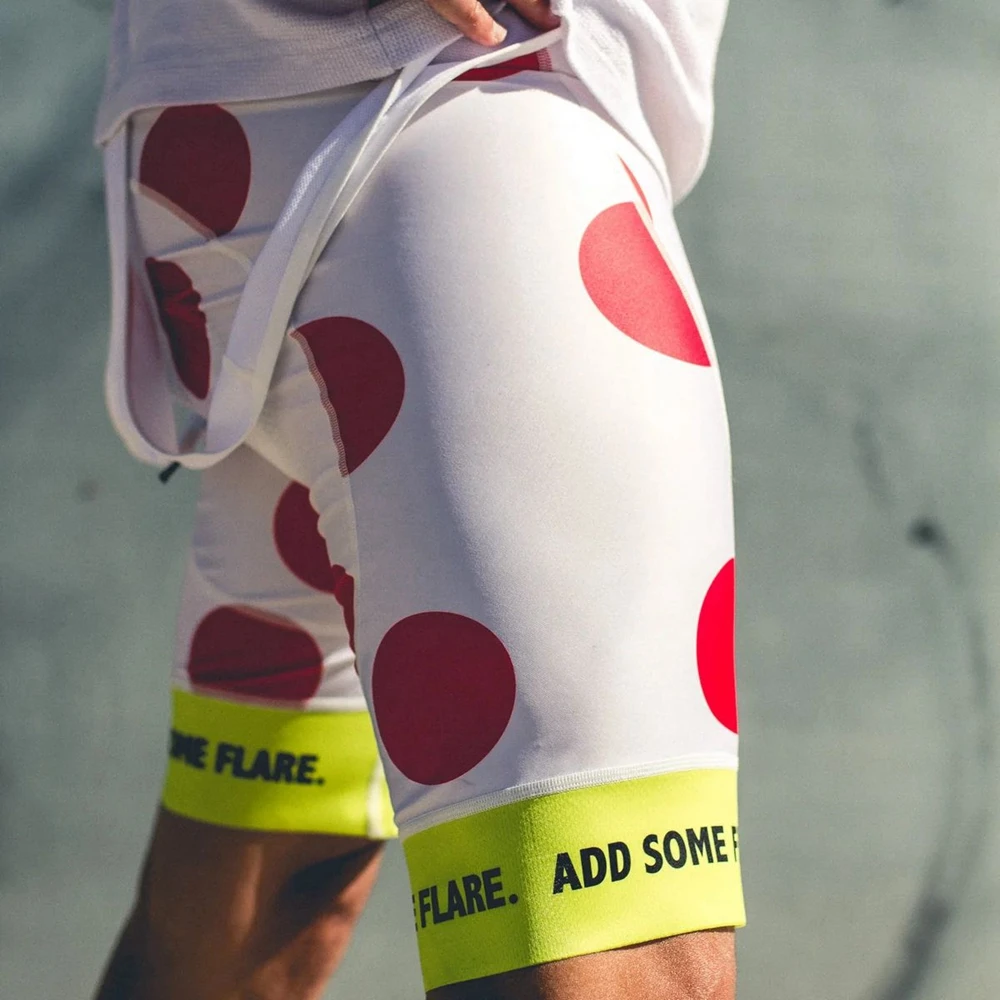 

White Man Cycling Bib Shorts Summer 2023 Breathable MTB Bottom Corta Ciclismo Love The Pain Cycling Clothing