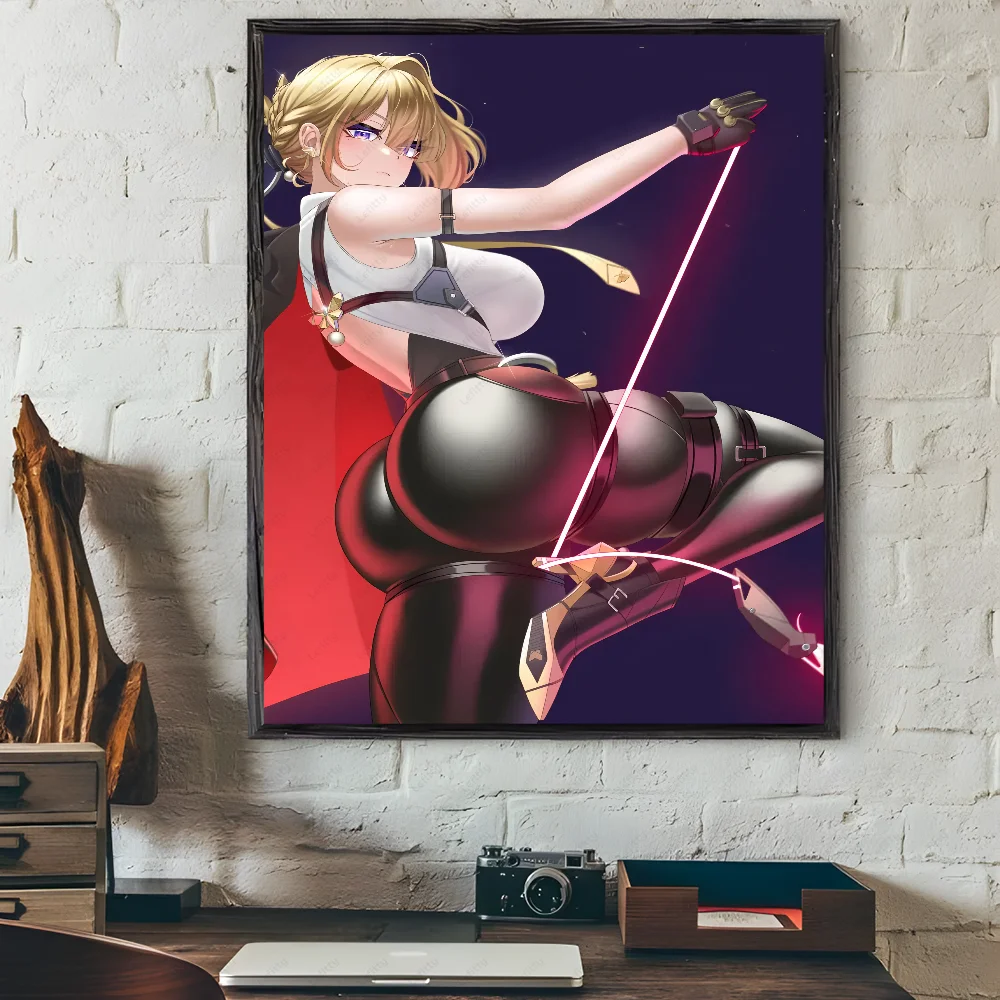 Evelyn Chevalier Zenless сексуальная девушка плакат липкая стена художественная печать