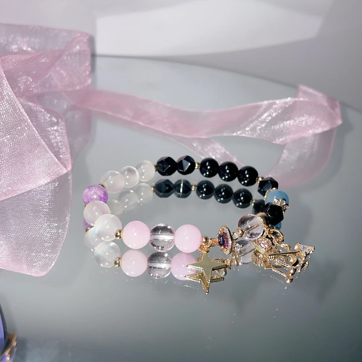 Аниме Honkai Impact 3 Elysia мультяшное кольцо Классический женский студенческий браслет