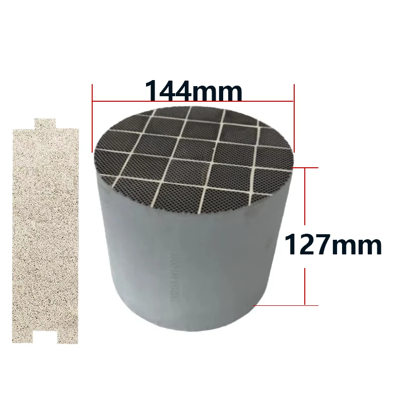 

144x127 мм высокоэффективный карбид кремния DPF дизельный фильтр твердых частиц автомобильный выхлопной газовый катализатор для дизельных автомобилей