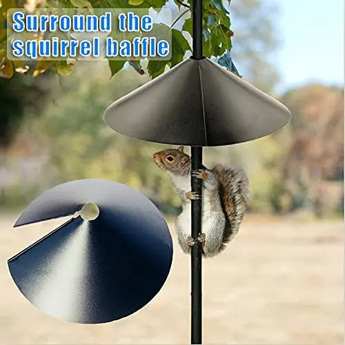 

Reusable Plastic Wrap Tools Around Squirrel Baffle Outdoor Bird Feeders Protective Easy Installation Tomato Plant Accessories