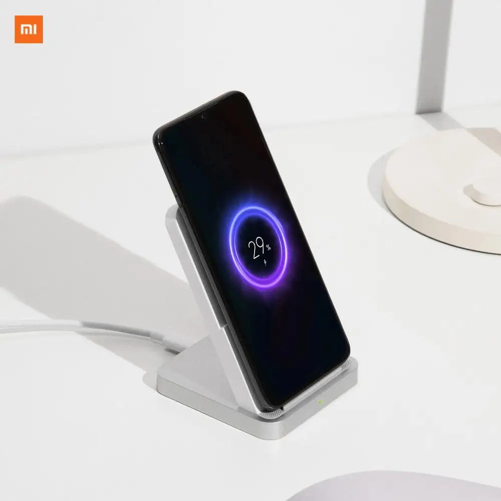 

100% Original Xiaomi Wireless Charger 30W Max 19V Apply to Xiaomi Mi9 MiX 2S Mix 3 Qi EPP10W For iPhone XS XR XS MAX