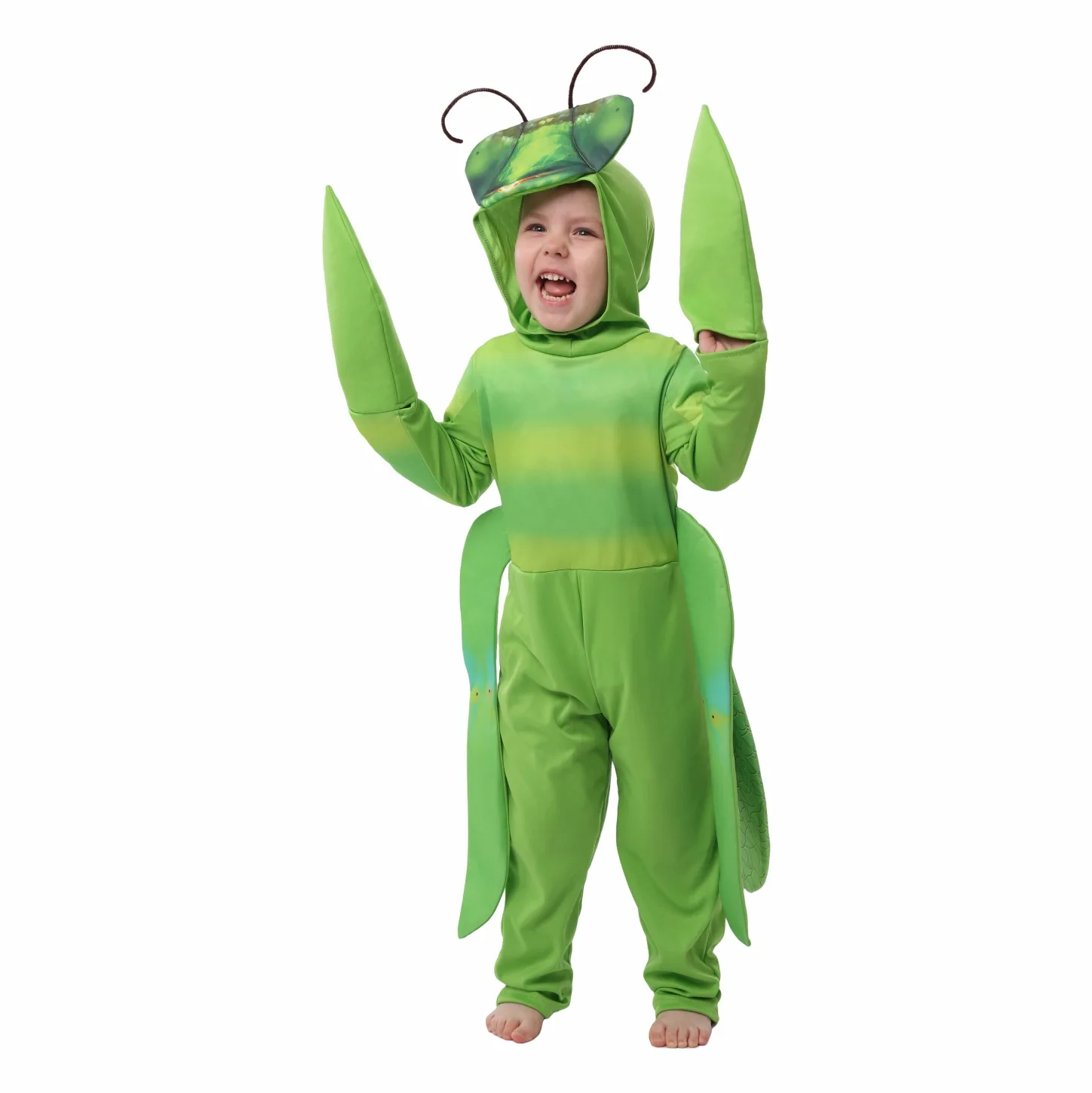 

Детская одежда для косплея на Хэллоуин, животное, зеленый мантис, необычный косплей, Детский костюм для рождественской вечеринки, выступления на сцене