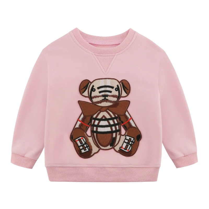 

2022 Autumn Baby Kids Pullover Hoodies Clothes Children Clothing Top Girls Sweatshirt Cartoon Casual Sportwear Drop shipping