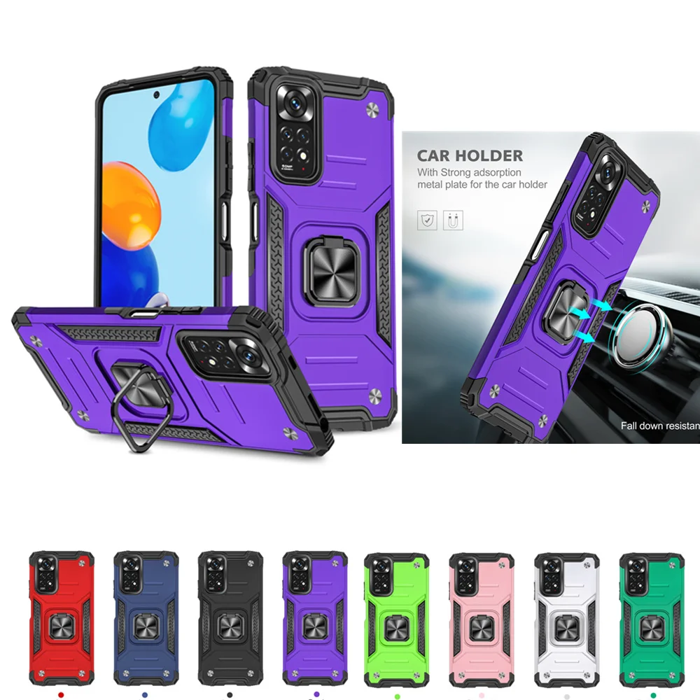 

Global Version Case For Xiaomi Redmi Note11 11Pro 5G 11S Global Luxury Magnetic Ring Cover for Xiomi Red mi Note11 11pro 4G