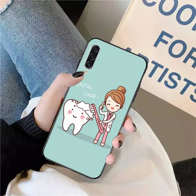 Чехол стоматологический зубчатый для телефона Samsung galaxy A S note 23 53 22 20 52 21 13 51 71 32 12 10 fe