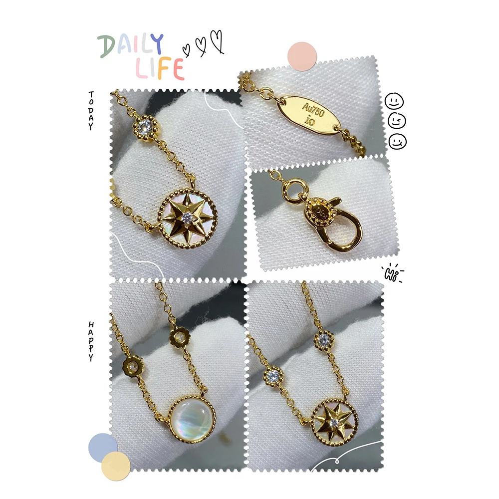 Ожерелье из стерлингового серебра 925 пробы известный французский бренд