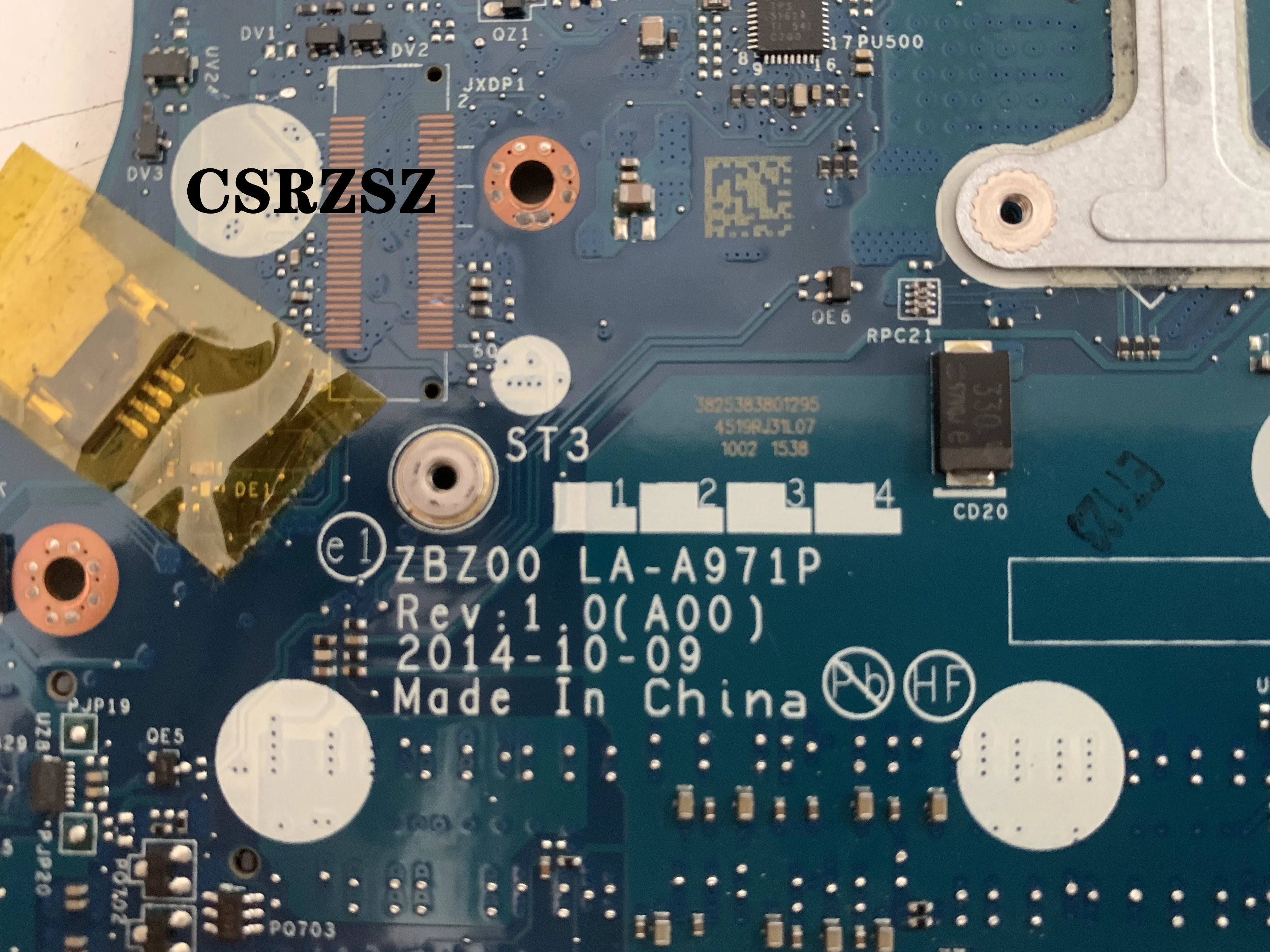 CSRZSZ для Dell оригинальная материнская плата Latitude E7250 серии 7250 с процессором i7-5600u
