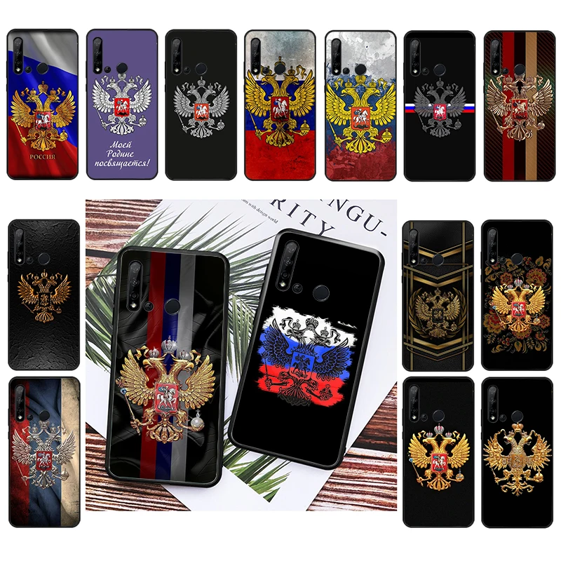 

Russia Russian Flag Emblem Phone Case For Huawei P50 Pro P30 P40 Lite P40Pro P20 lite P10 Plus Mate 20 Pro Mate20 X