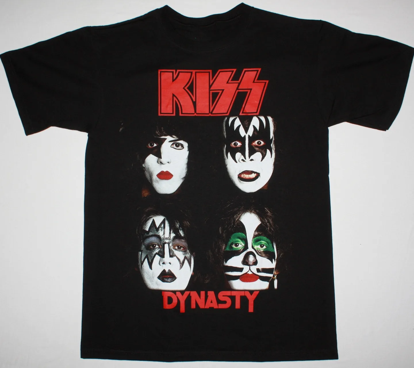 Футболка группы Kiss Dynasty винтажная мужская хлопковая футболка всех размеров TA2296