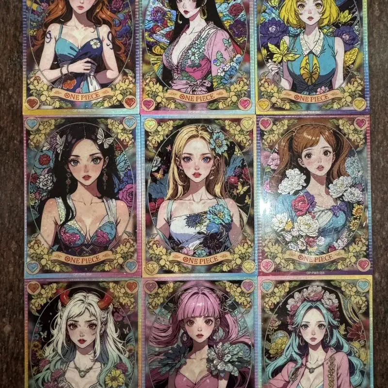 Аниме One Piece Sp Ar Cp Series Luffy Robin Hancock Zoro персонаж Бронзирующая коллекция Flash Card