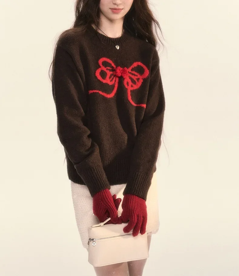 HOOLA оригинальный дизайн утолщенный шерстяной пуловер свитер с круглым вырезом