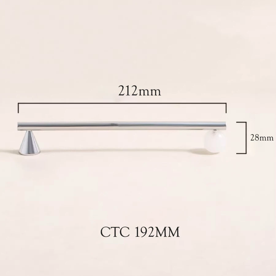 

Ручки для шкафов TinyHob белые мрамор+латунь