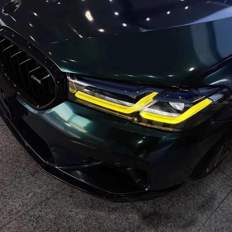 Для BMW 5 серии 2021-2023 G30 G31 F90 лимонно-желтый модуль DRL RGB многоцветные светодиодные