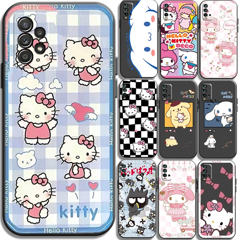

Hello Kitty 2022 Phone Cases For Xiaomi Redmi Note 10 10S 10 Pro POCO F3 GT X3 GT M3 Pro X3 NFC Funda Carcasa Coque Soft TPU