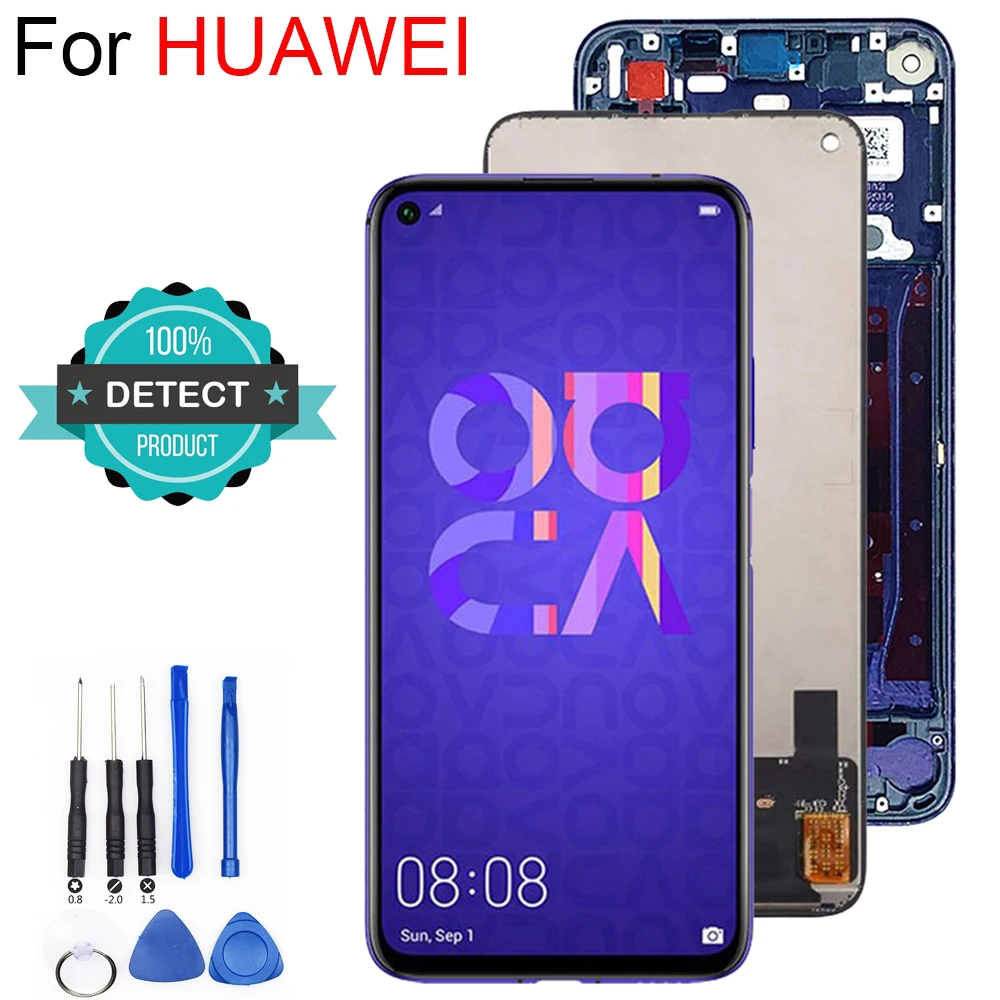 display for huawei honor 20 pro yal al10l41 lcd display multi touch screen replacement tested phone lcd screen digitizer free global shipping